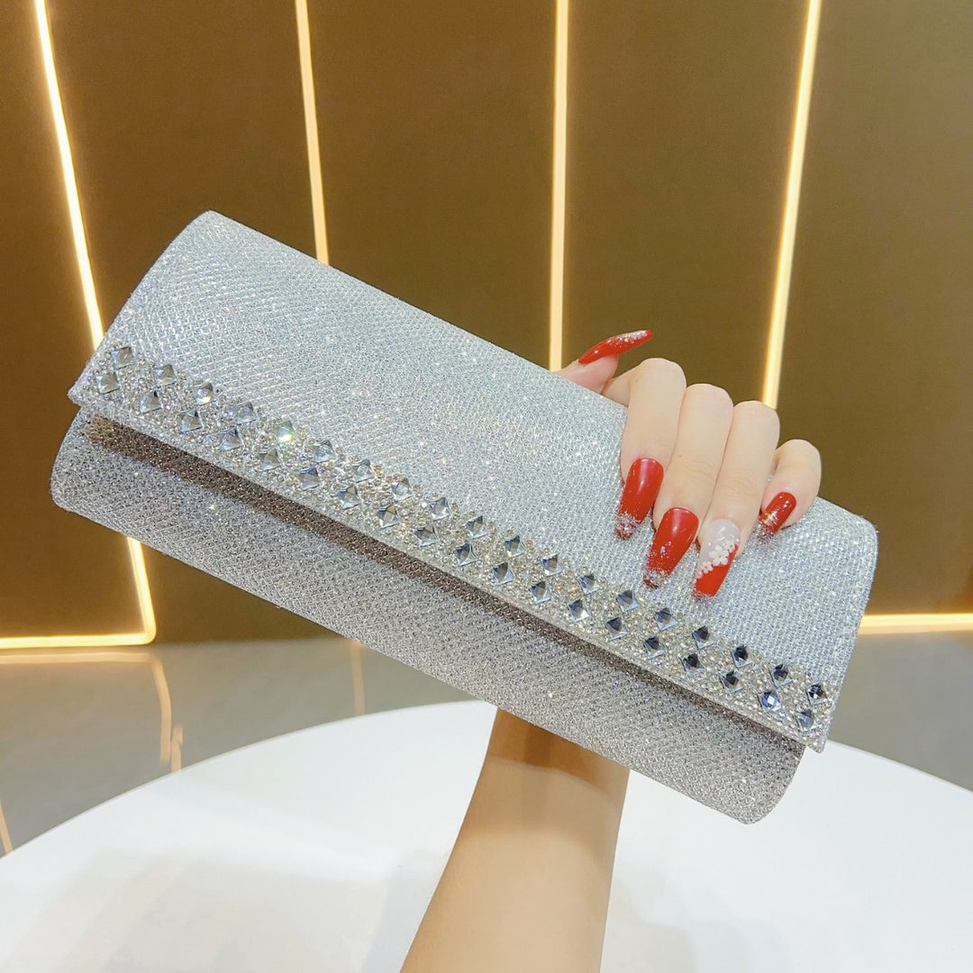 Sparkling Rhinestone Evening Clutch