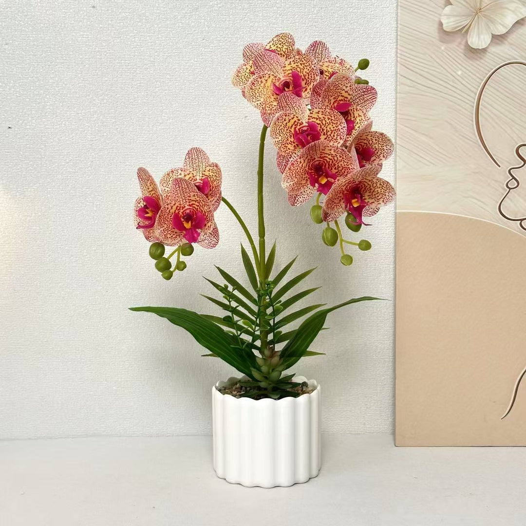 Lifelike Orchid Home Decor for Indoor Display
