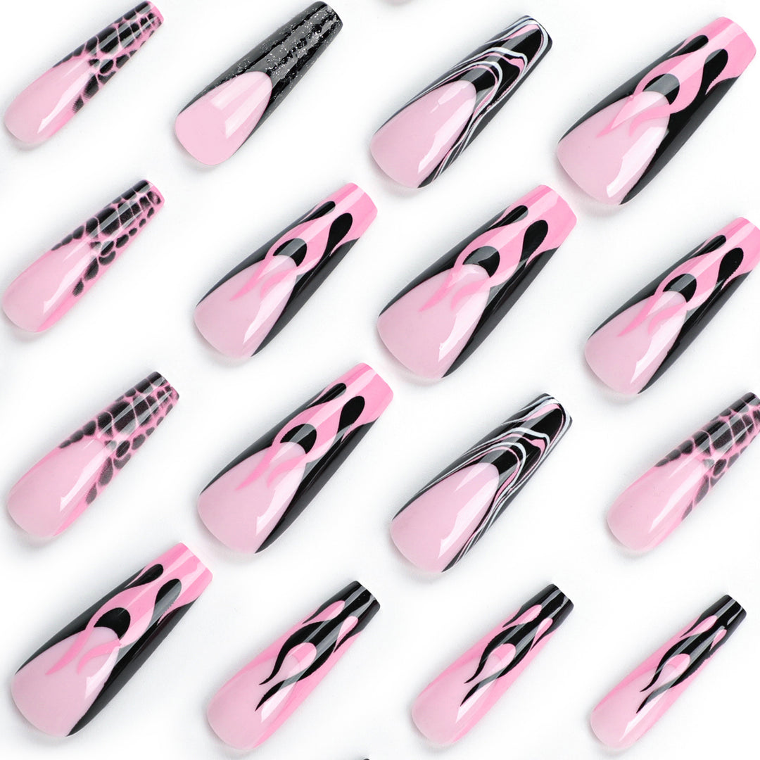 Artistic stiletto nails in modern design Stornfield