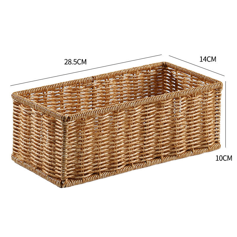 Rectangular Woven Storage Basket Stornfield