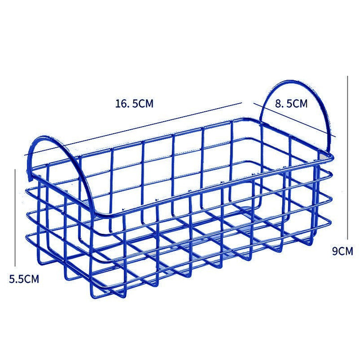 Unisex Wire Storage Basket with Ergonomic Handles Stornfield