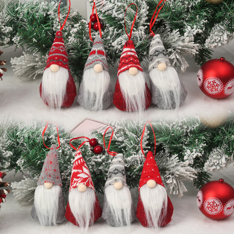 Cute Christmas tree decoration in gnome design Stornfield