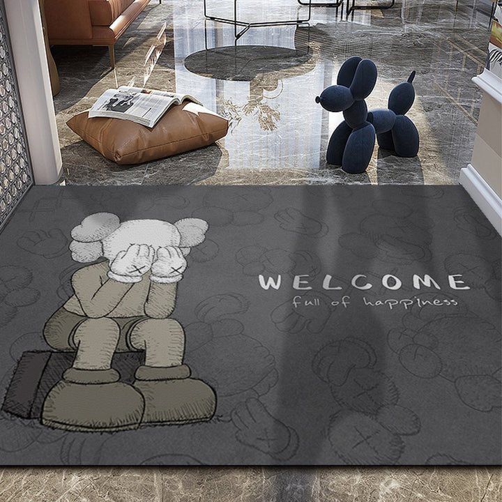 Cute Dog-Themed Entrance Mat