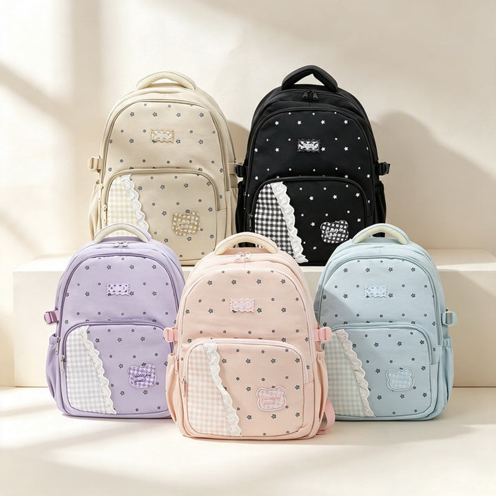 Fun-Patterned Lightweight Backpack Stornfield