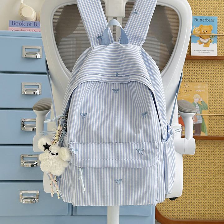 Striped Casual Backpack Stornfield