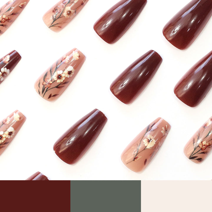 Floral Art Decorative Nail Enhancements Stornfield