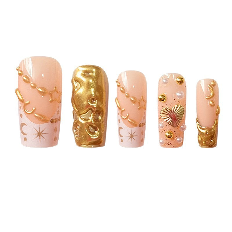 Decorative Gold Embellished Nail Art Kit Stornfield