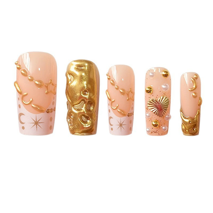 Decorative Gold Embellished Nail Art Kit Stornfield