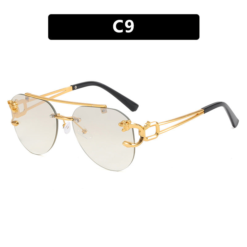 Women's unusual round sunglasses with decorative details Stornfield