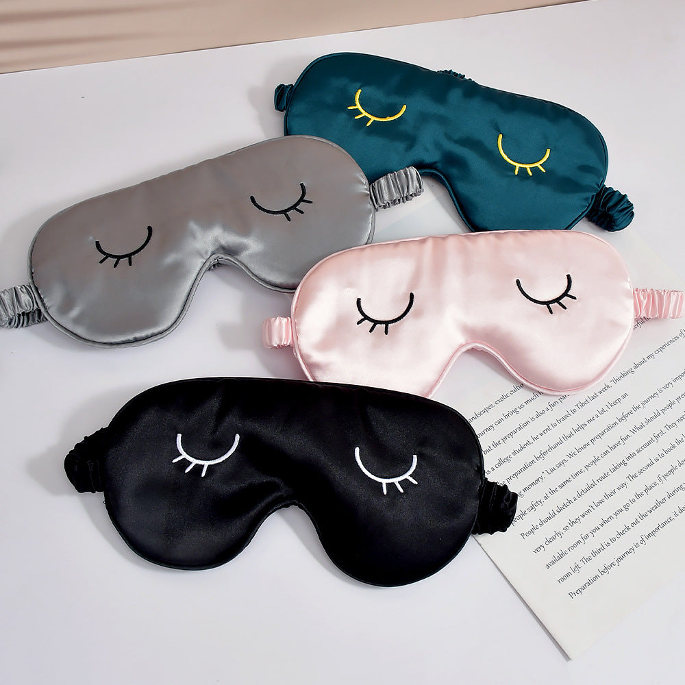 Unisex nan silky-soft eye mask with ergonomic contour and adjustable elastic band Stornfield