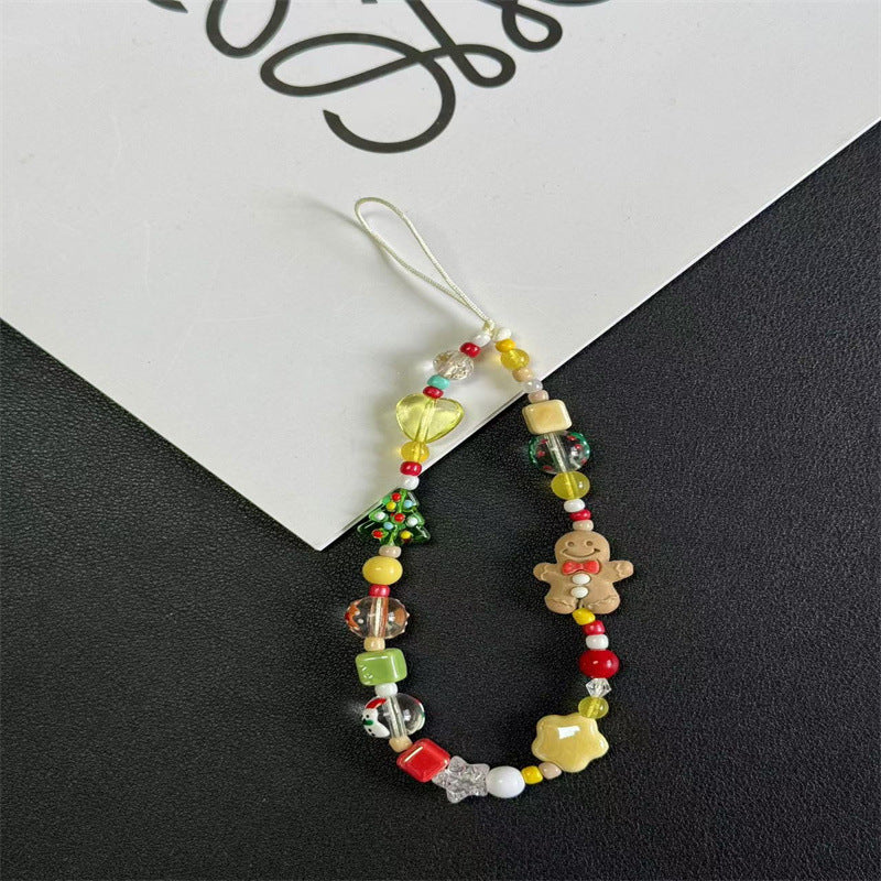 Festive Beaded Charm Phone Lanyard Stornfield