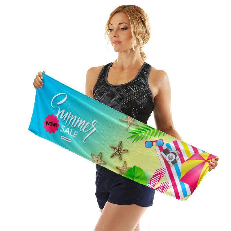 Sporty microfiber cloth with vibrant summer design Stornfield