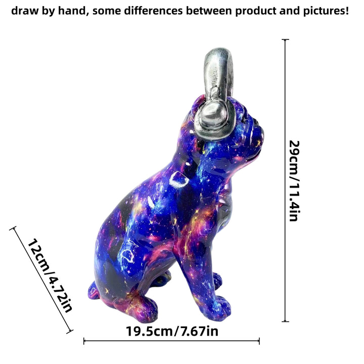Colorful decorative figure of a dog in modern design Stornfield