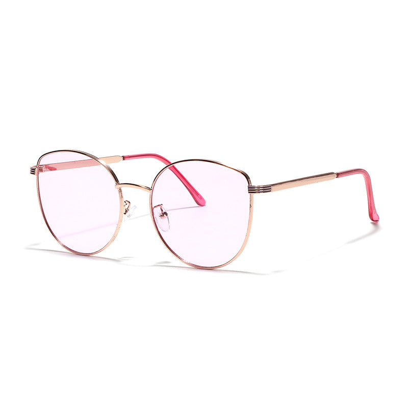 Women's geometric sunglasses with narrow metal frame Stornfield