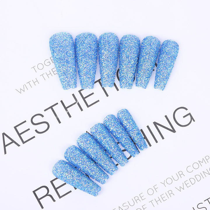 High-quality artificial nails with glitter effects Stornfield