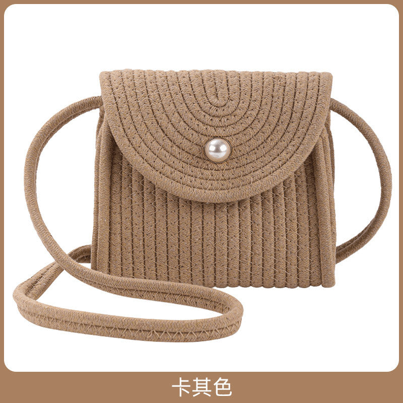 Women's Fashion Shoulder Bag with Decorative Pearl Closure Stornfield