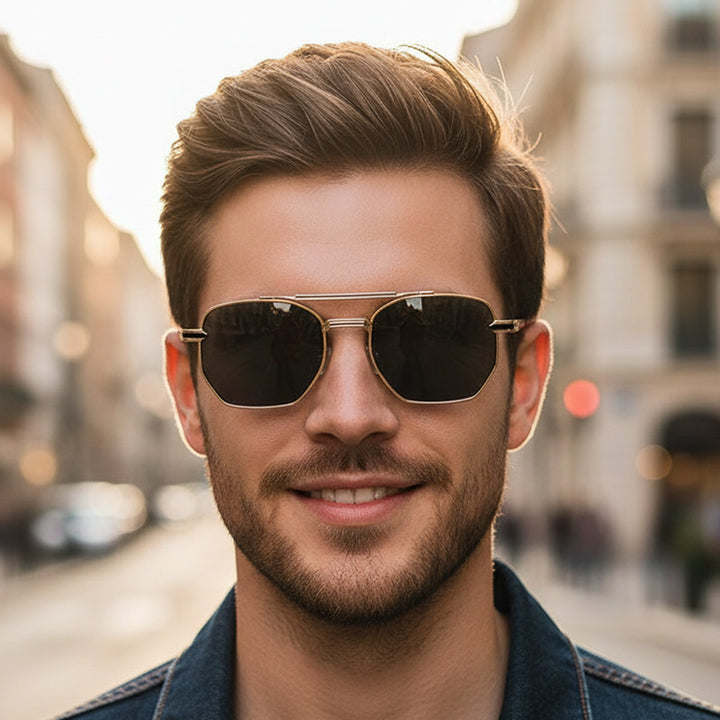 Women's elegant retro-style sunglasses with a luxurious frame Stornfield