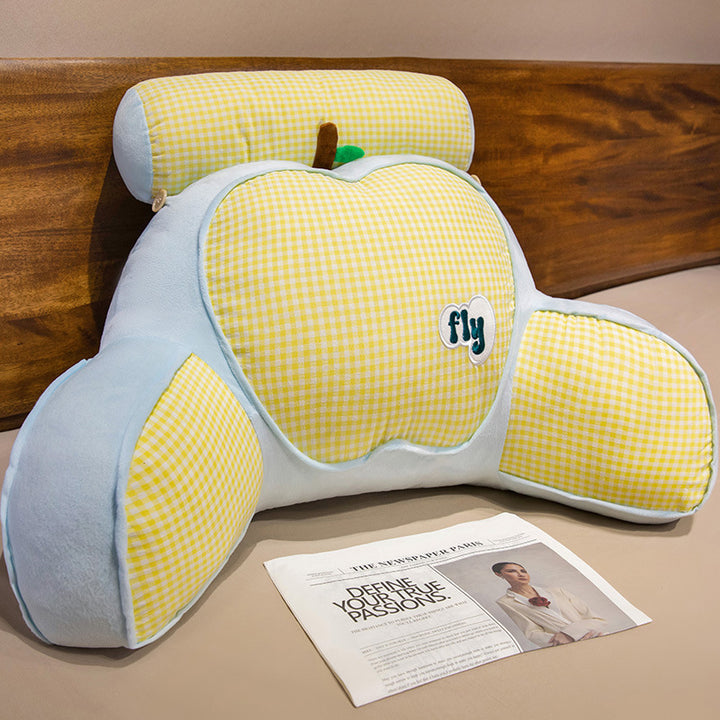 Comfortable support cushion with playful fruit design Stornfield