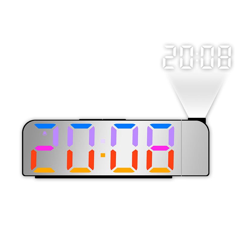 Projection alarm clock with colored LED display Stornfield