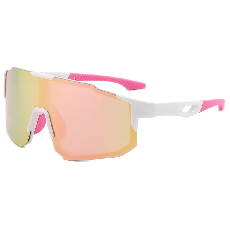 Unisex nan sporty bicycle sunglasses with a one-piece visor, UV protection and non-slip nose pads Stornfield