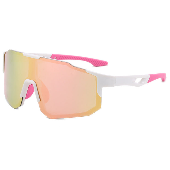 Unisex nan sporty bicycle sunglasses with a one-piece visor, UV protection and non-slip nose pads Stornfield