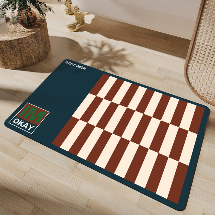 Cheerful Decorative Entrance Mat Stornfield