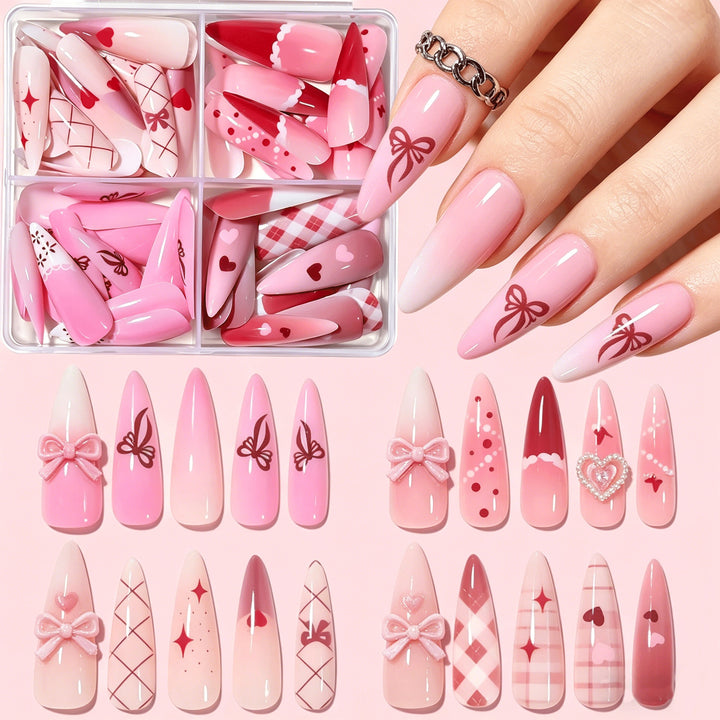 Decorative Press-On Nail Art Set Stornfield 1787228515