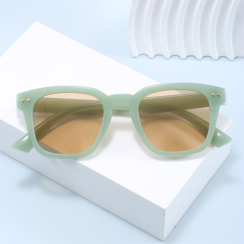 Women's Square Sunglasses with Modern Transparent Frame and UV Protection Stornfield