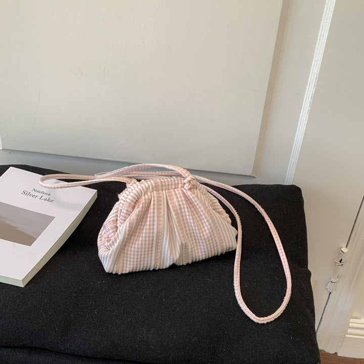 Gingham Print Mini Crossbody Bag