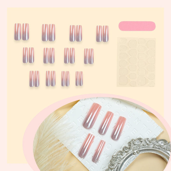Acrylic nail set with elegant gradient Stornfield