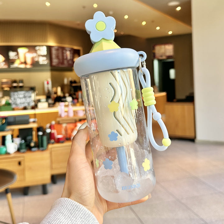 Unisex drinking cup with designs and silicone lid Stornfield