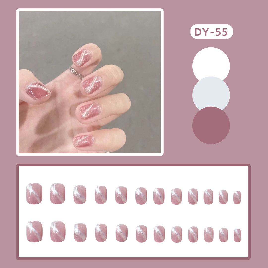 Sparkling Gel Press-On Nail Set Stornfield