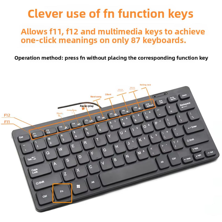 Wired Compact Keyboard Stornfield