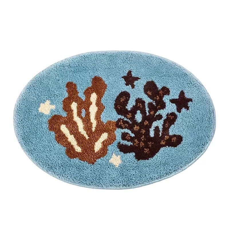 Coral Reef Design Area Rug