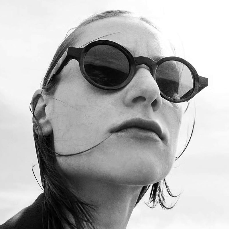 Women's fashionable round sunglasses with high-quality, flexible frame Stornfield