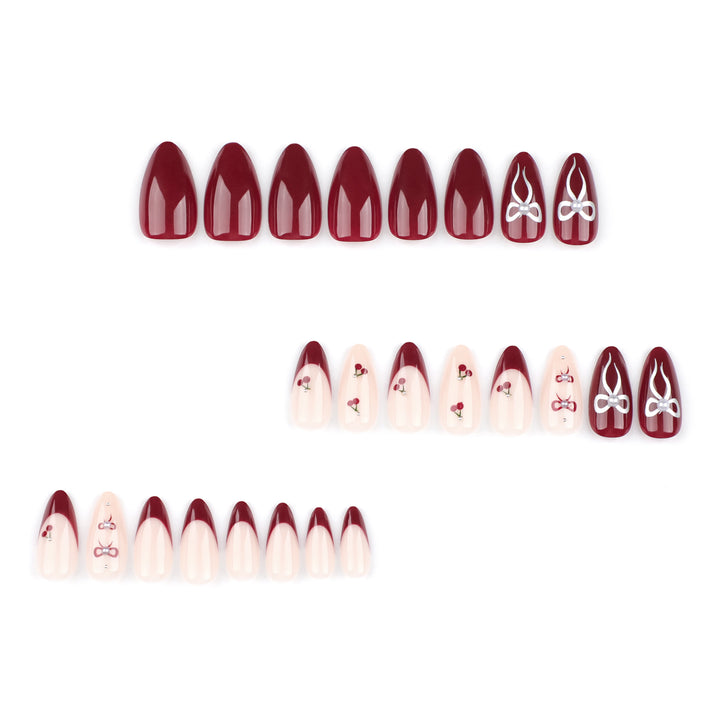 Glamorous stiletto nails with delicate accents Stornfield