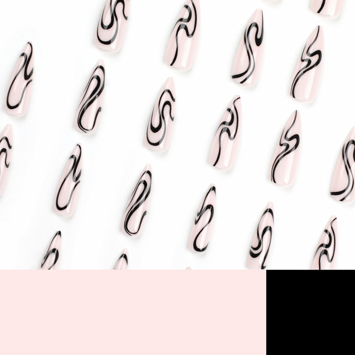 Artistic nail extensions with modern design and elegant lines Stornfield