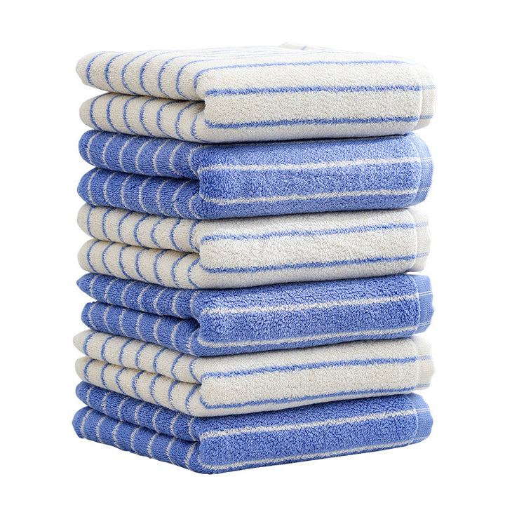 Women Elegant Terry Bath Towel with Striped Pattern Stornfield