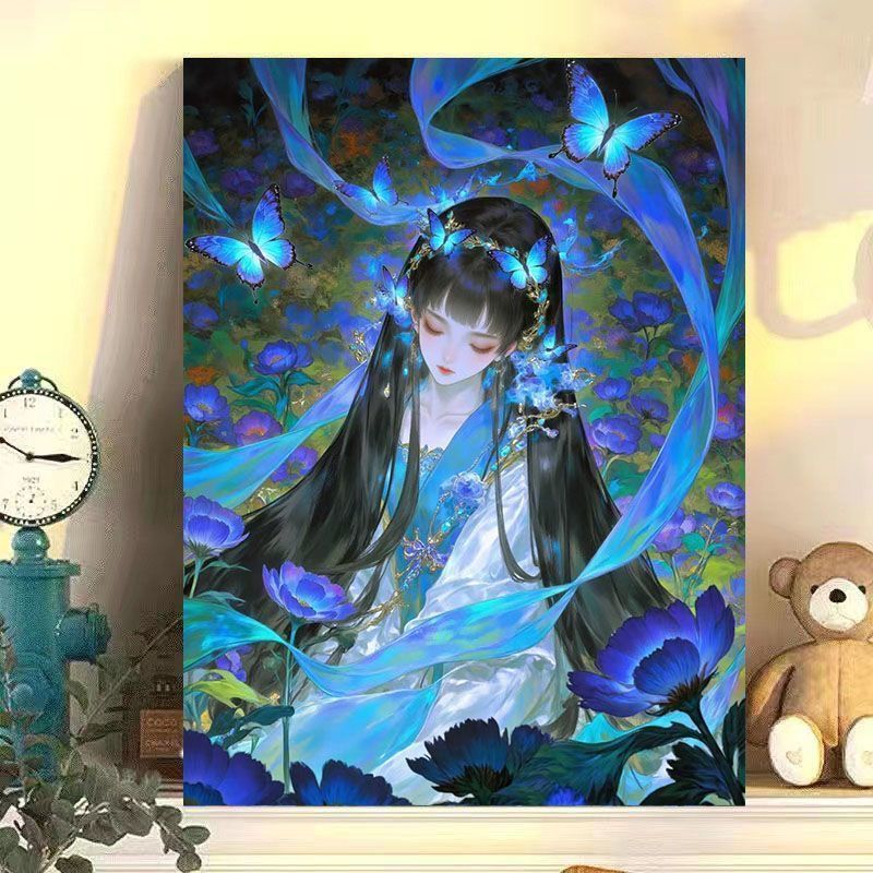 Floral Fantasy Art Canvas Print Stornfield