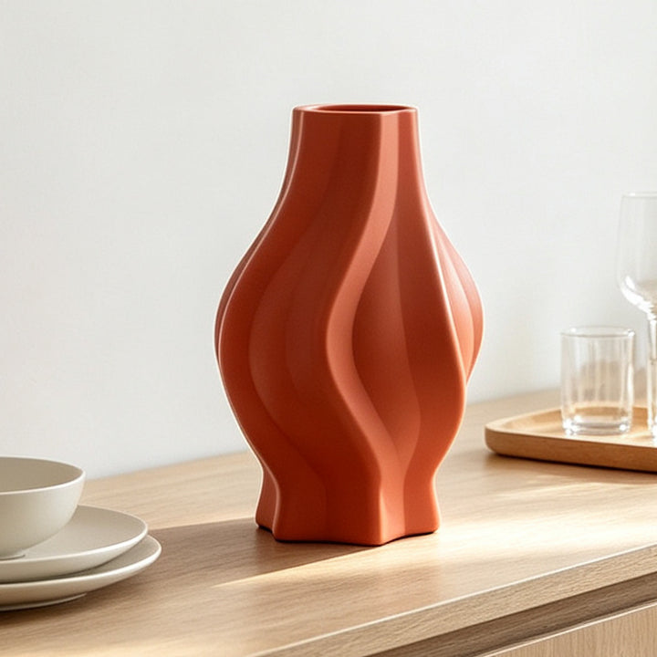 Wave-Designed Decorative Vase Stornfeild