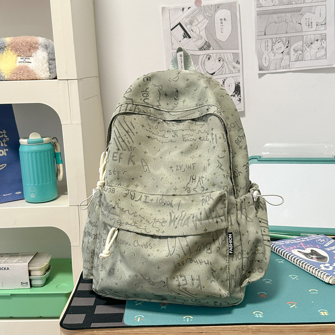 Artistic Graphic Print Backpack Stornfield
