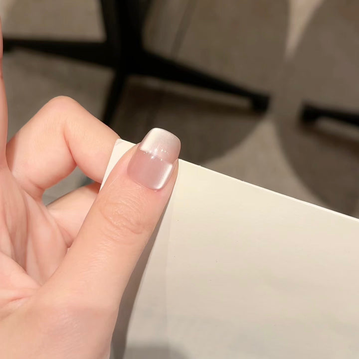 Elegant French Tip Design Press-On Nail Set Stornfield