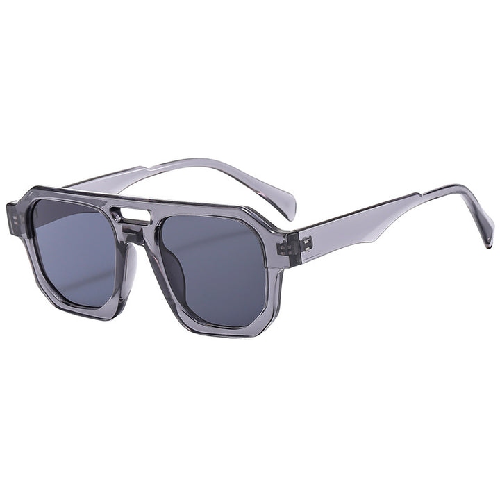 Women’s exclusive polygonal sunglasses with luxurious tortoiseshell pattern Stornfield