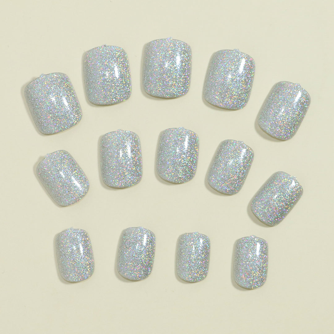 Glittering Press-On Nail Tips Stornfield