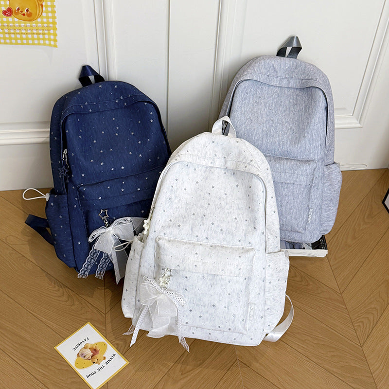 Star-Embellished Multi-Compartment Backpack Stornfield
