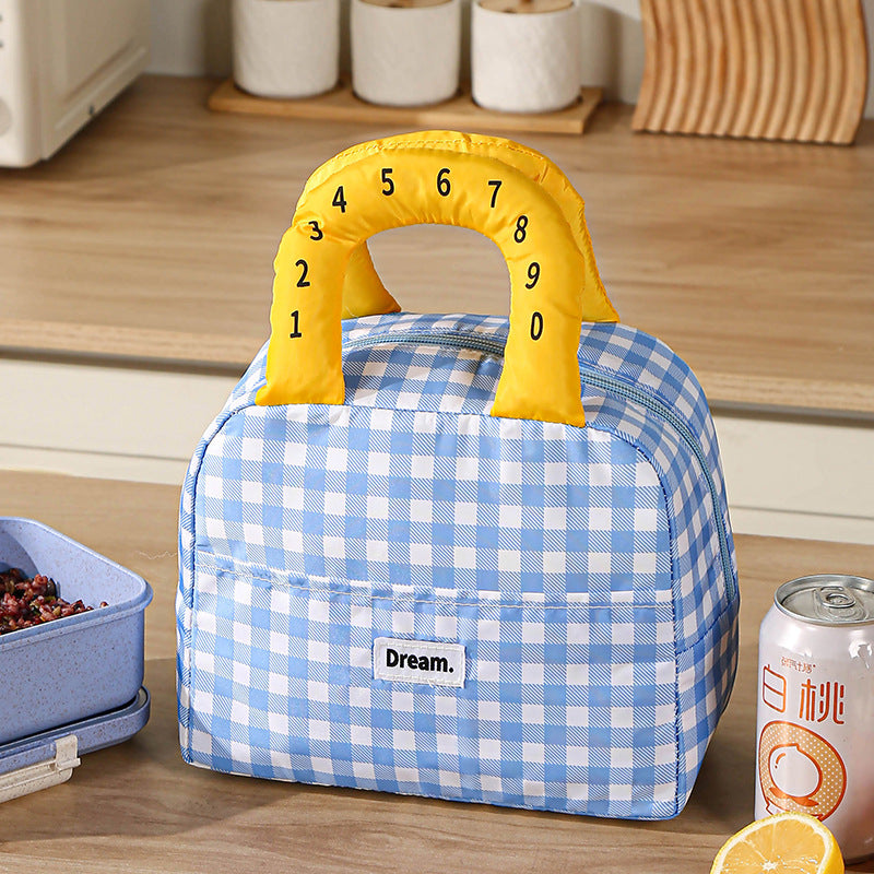 Insulated Lunch Bag with Colorful Handles Stornfield