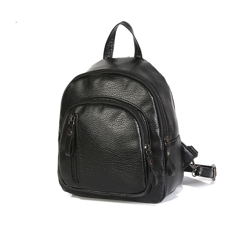 Stylish Leather Mini Backpack Stornfield