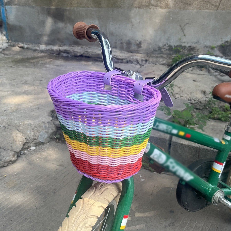 Multi-Color Handwoven Storage Basket Stornfield