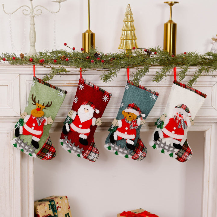 Fun Christmas stocking with reindeer motif Stornfield