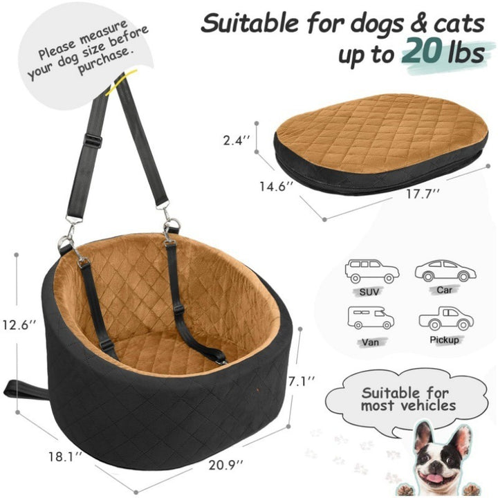 Comfortable Car Seat For Pets Stornfield
